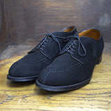 Alden / Black suede U-tip